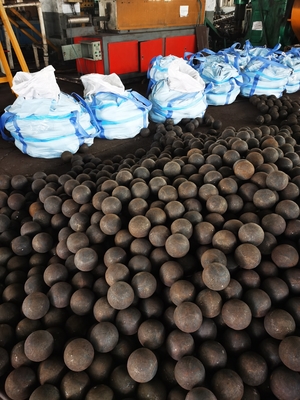60 - 65HRC Sag Mill Mill Balls σφυρήλατα ατσάλινα μέσα λείανσης σφαιρών για σφαιρόμυλος